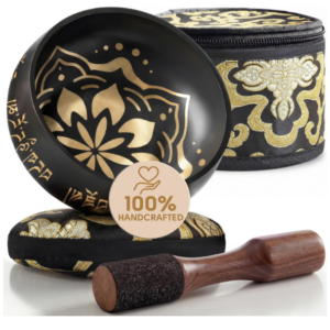 Silent Mind Tibetan Singing Bowl Set with Case