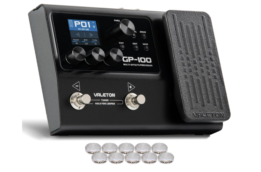 Valeton GP-100 Multi-Effects Processor with Expression Pedal