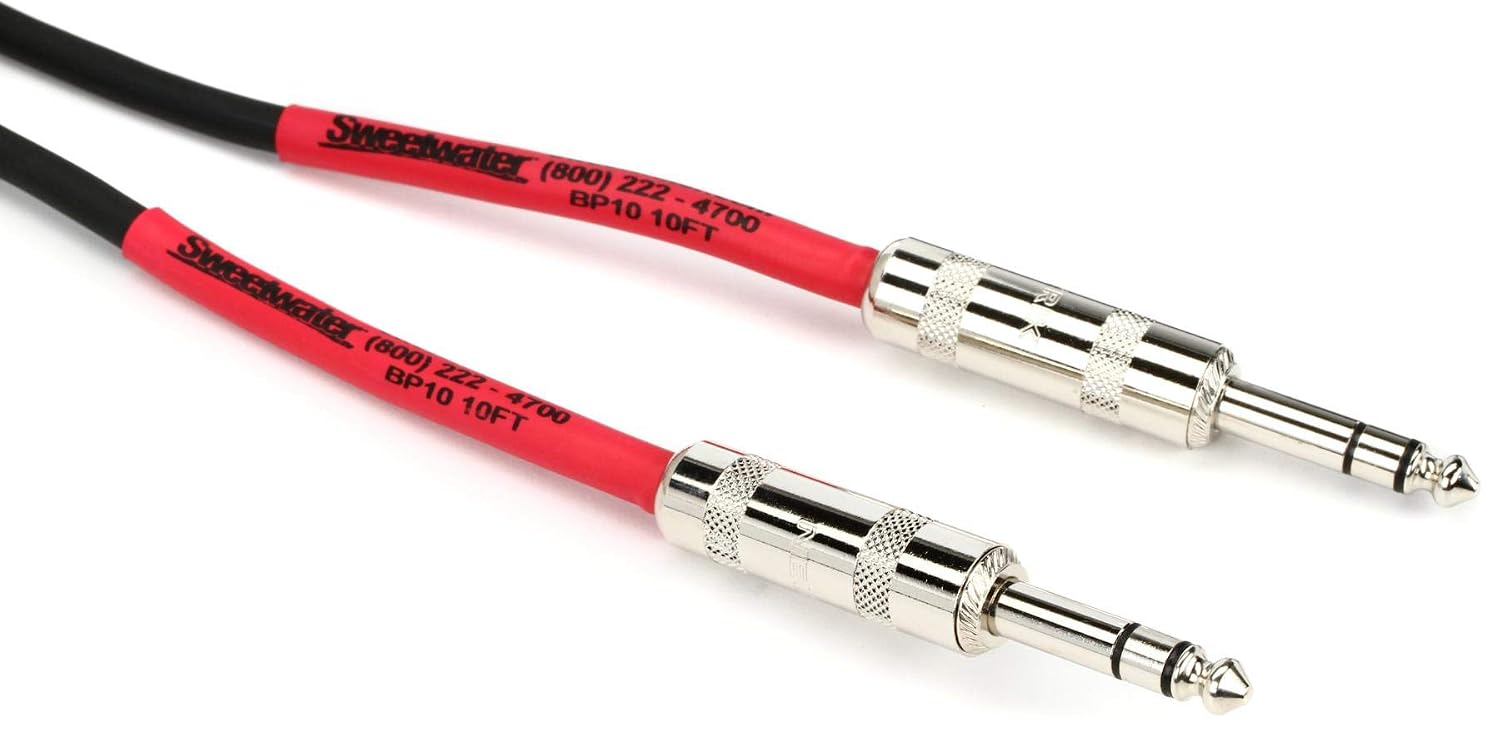 ProCo BP-10 Excellines Balanced TRS Patch Cable (10 ft)
