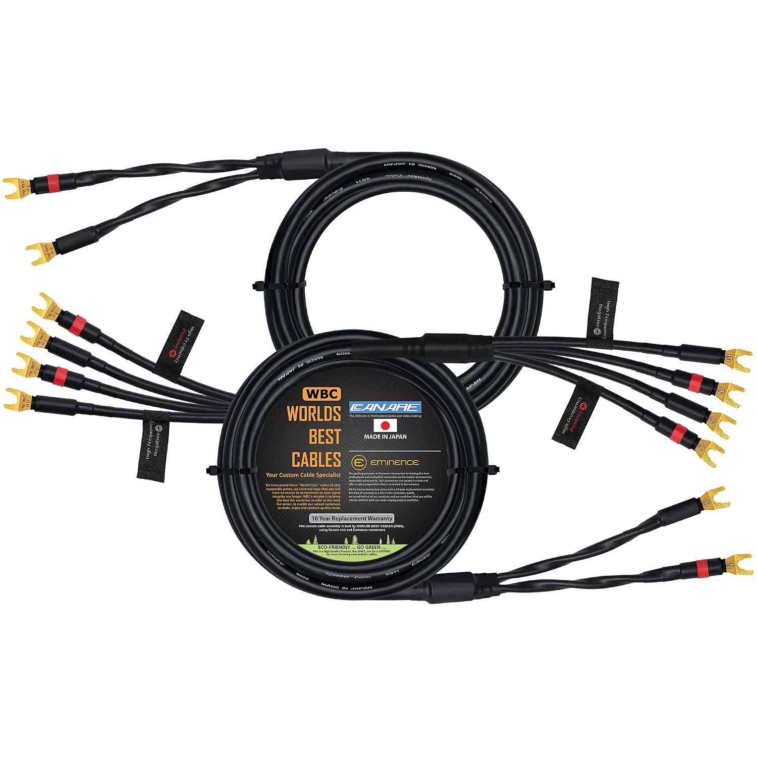 Canare 4S11 Star Quad Bi-Wire Speaker Cable (15 ft)