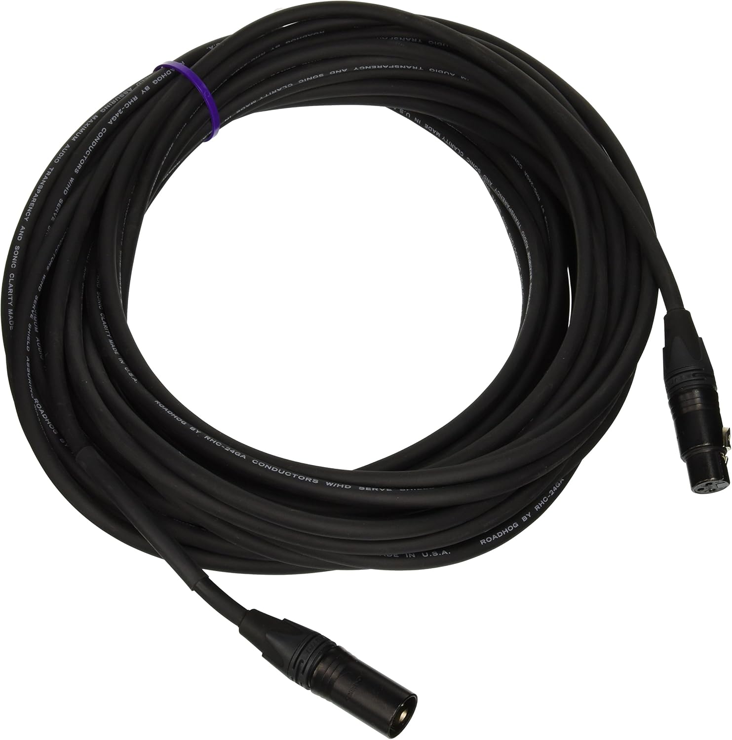 RapcoHorizon HOGM-50.K RoadHog XLR Microphone Cable (50 ft)